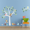 Stickers muraux d&#39;art amovibles pour les enfants, filles, décoration, sticker mural bébé